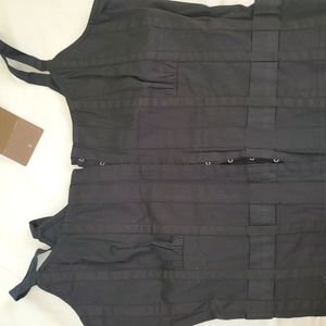 Black anthropologie button up top new size 2